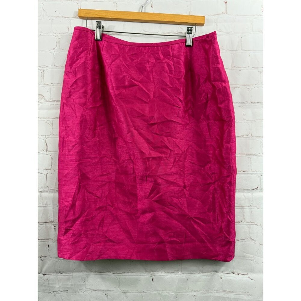 Le Suit Skirt Womens Size 12 Petite Pink Short Pencil Holiday Business Casual